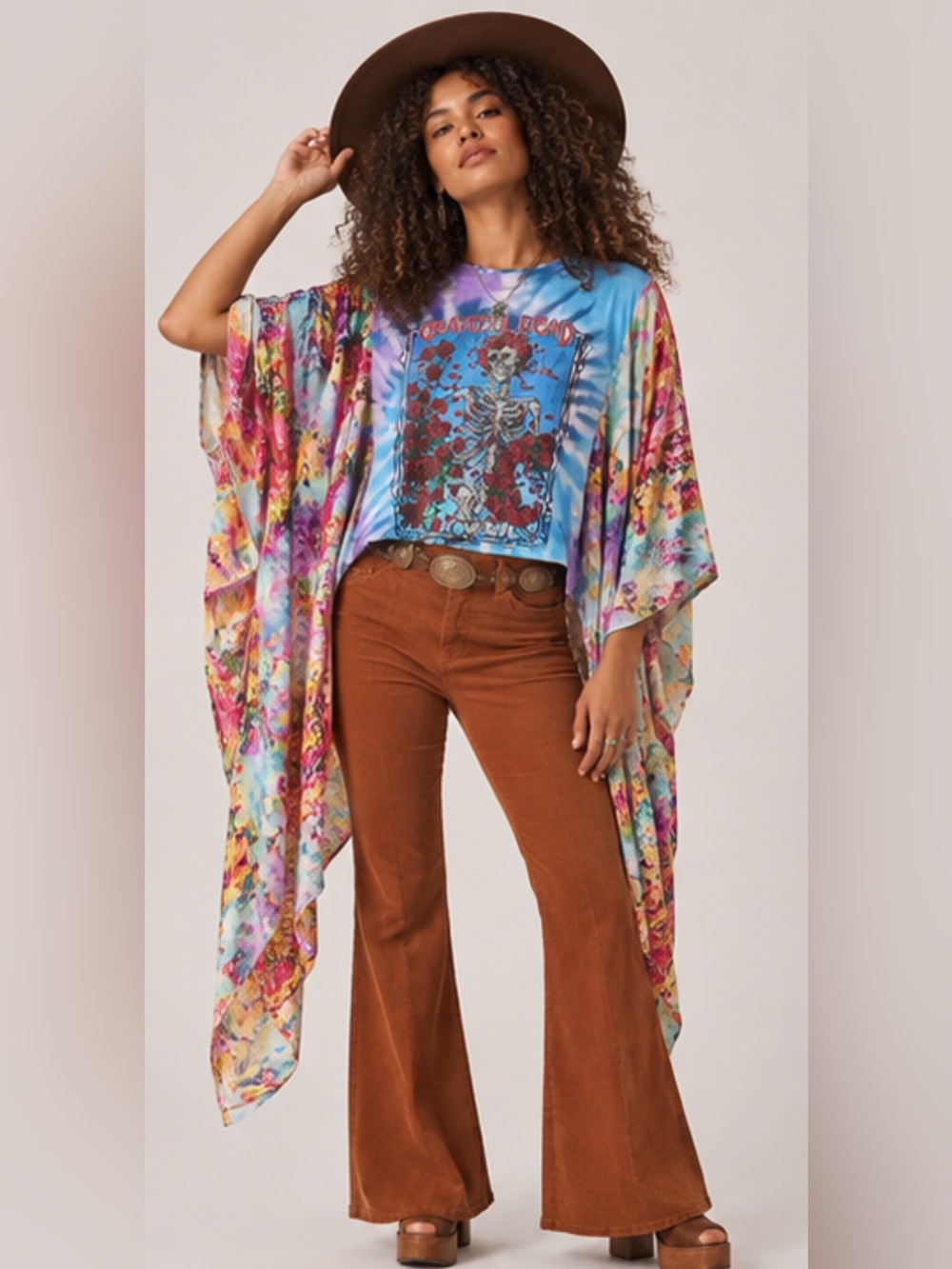 Grateful Dead Graphic Kimono Tee